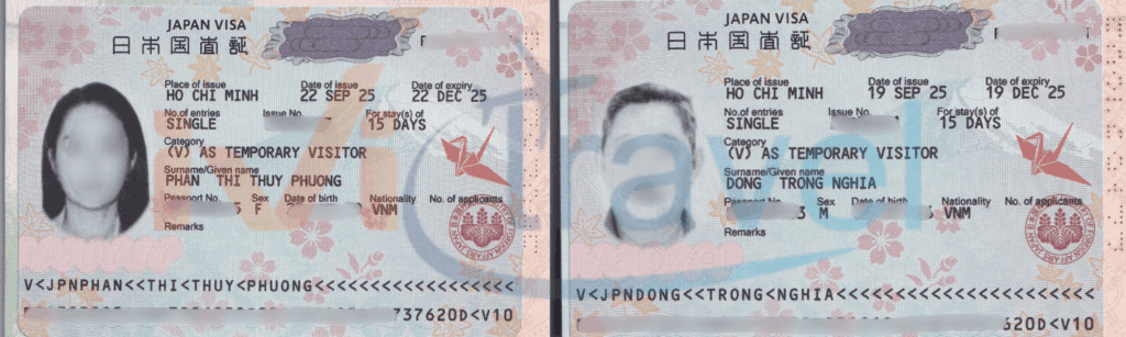 visa nhật khách