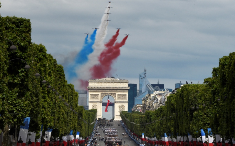 Ngày Quốc khánh Pháp tại Paris. 